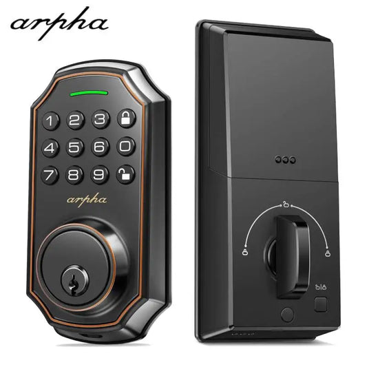 Arpha Smart Lock D180 Electronic Keypad Deadbolt With Anti Peeping