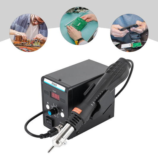 CNCEST 700W Hot Air Rework Soldering Station With Heat Gun
