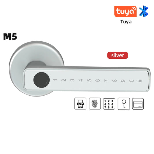 RAYKUBE M5 Tuya BLE Smart Biometric Electronic Door Lock