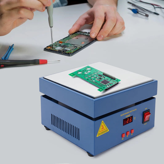 CNCEST 800W Soldering Hot Plate with LCD Control for Preheating